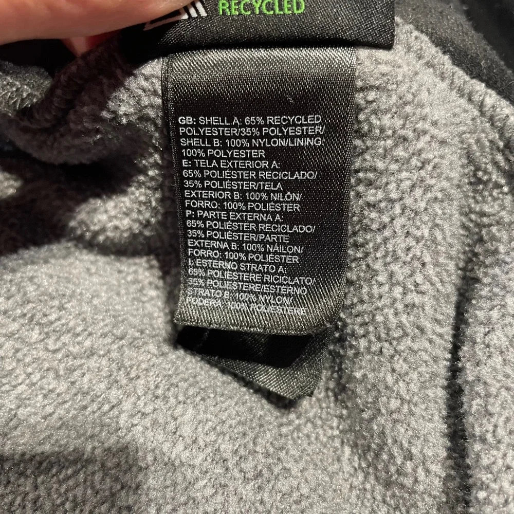 The North Face Denali Polartec Fleece Jacket Mens Medium‎ Grey Black
